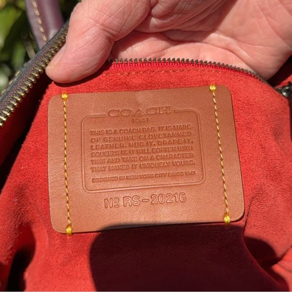 EUC COACH Rogue Satchel In Glovetanned Pebble Leather 58023 - Picture 13 of 13